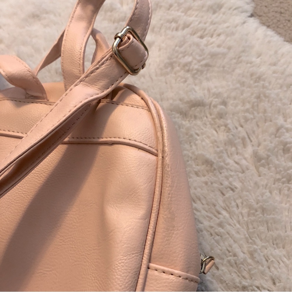 Mini Embroidered Flower Backpack - image 7